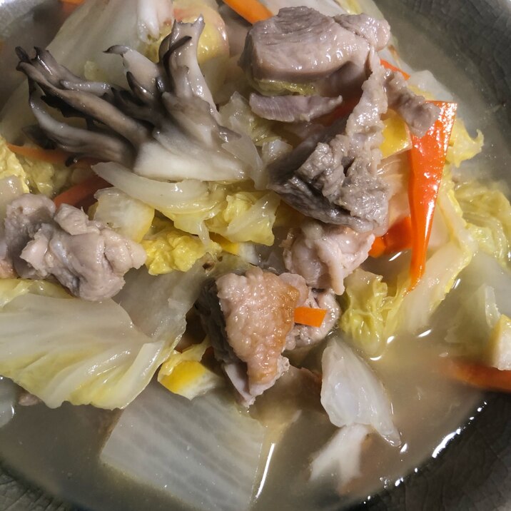 鳥もも肉のレモン煮